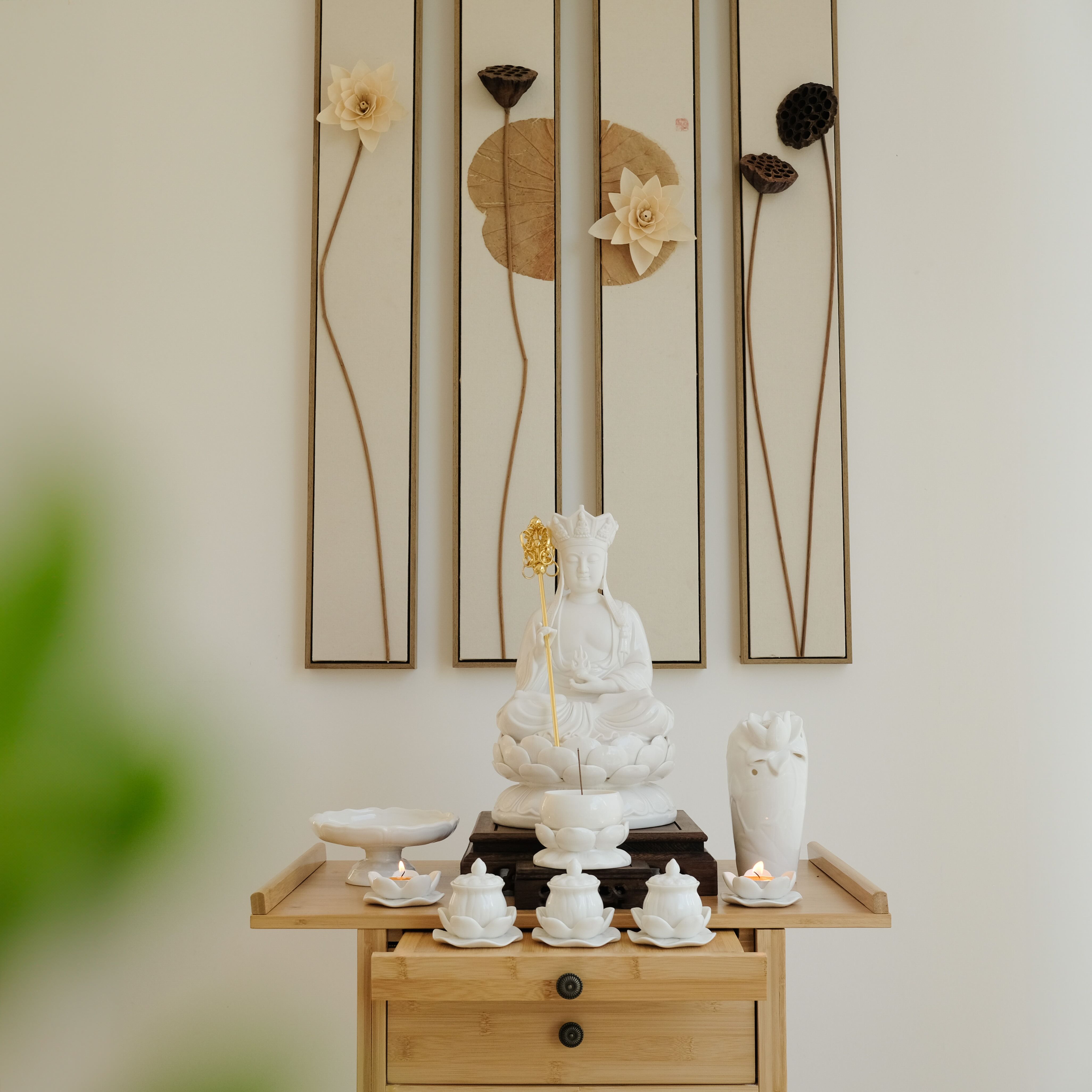 Set tượng Địa Tạng ngồi