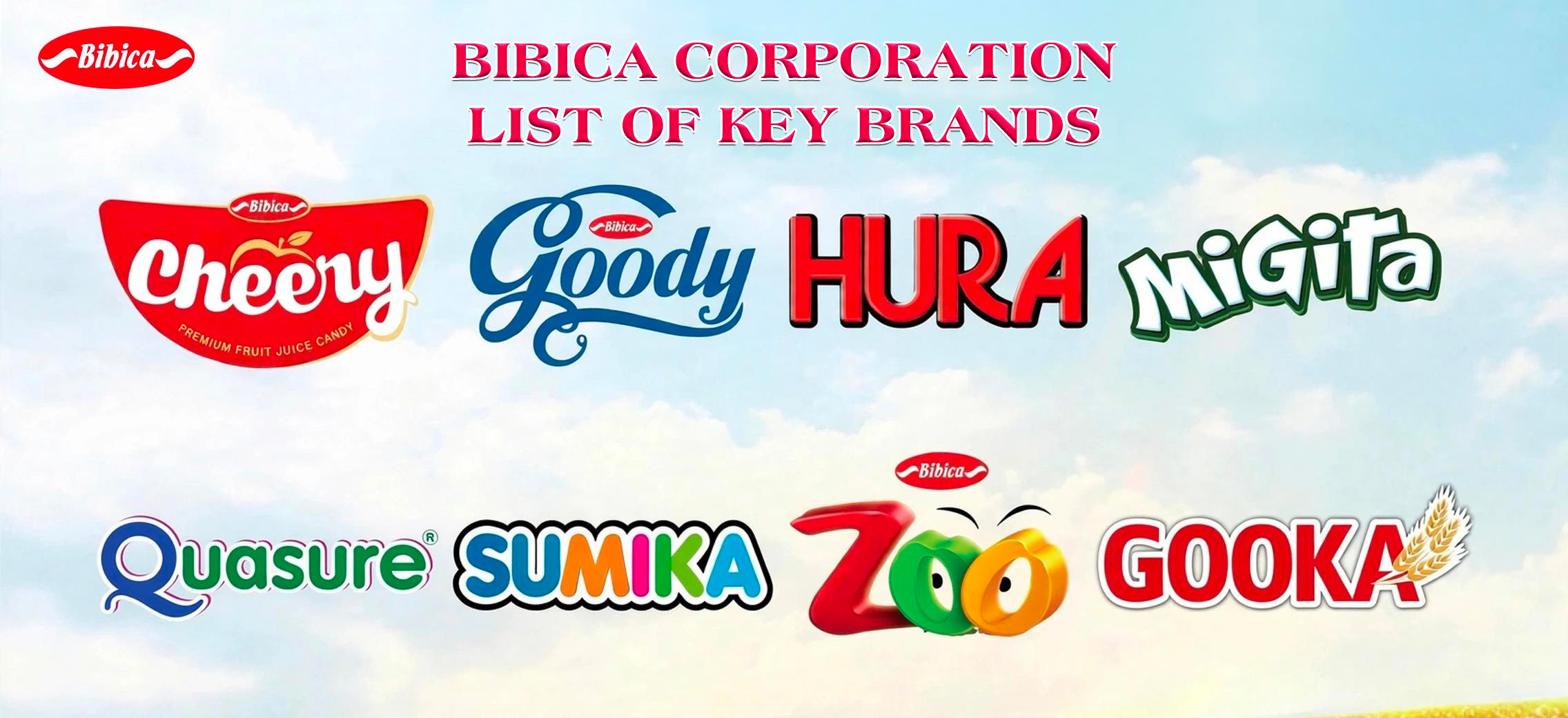 Familiar Bibica brands