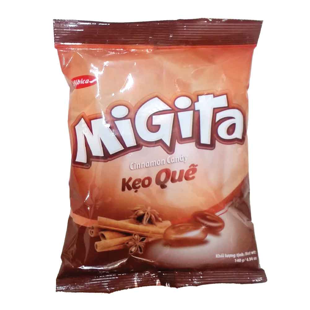 Migita Cinnamon Hard Candy in plastic bag 400g