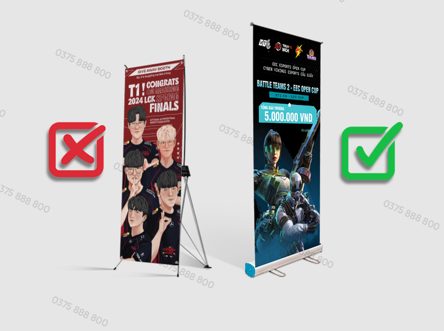 Hiểu lầm thường gặp khi sử dụng Standee