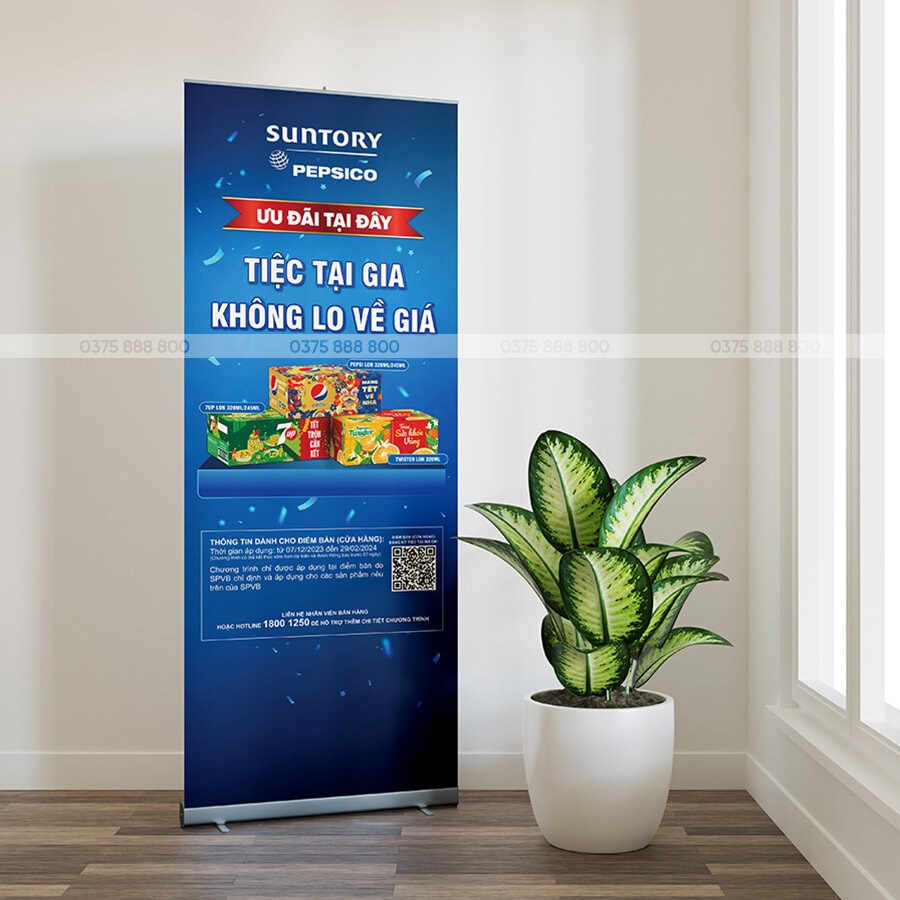 Standee Cuốn Nhựa
