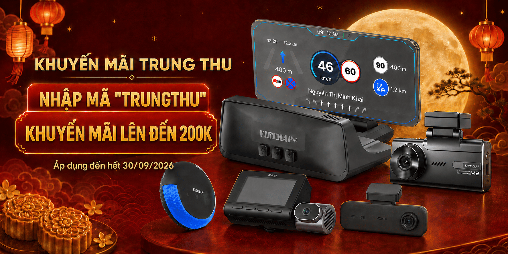 <Hot> Chương trình khuyến mãi mừng Tết trung thu 2026 tặng mã giảm giá lên đến 200K