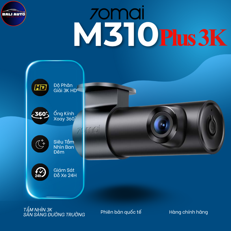 Camera Hành Trình 70mai M310 Plus 3K