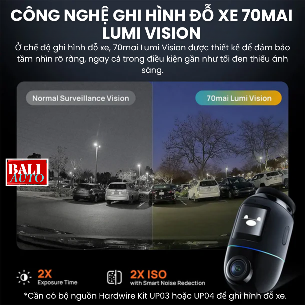 Camera hành trình 70Mai 4K omni 360° X800
