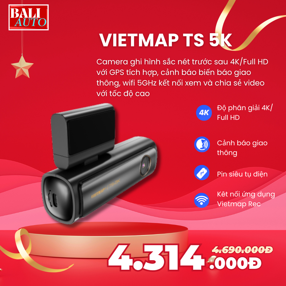 Camera hành trình VIETMAP TS 5K