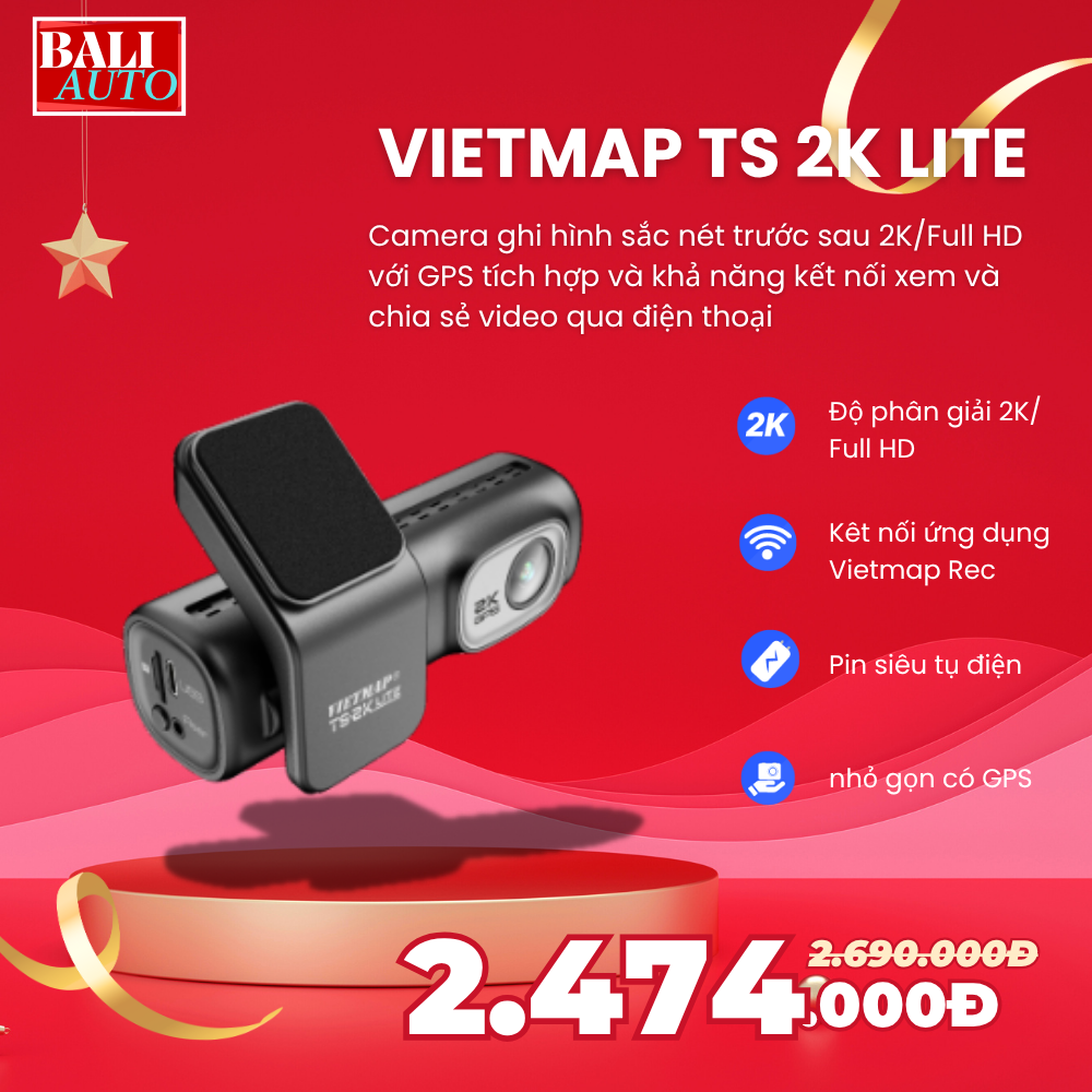 Camera hành trình VIETMAP TS-2K LITE