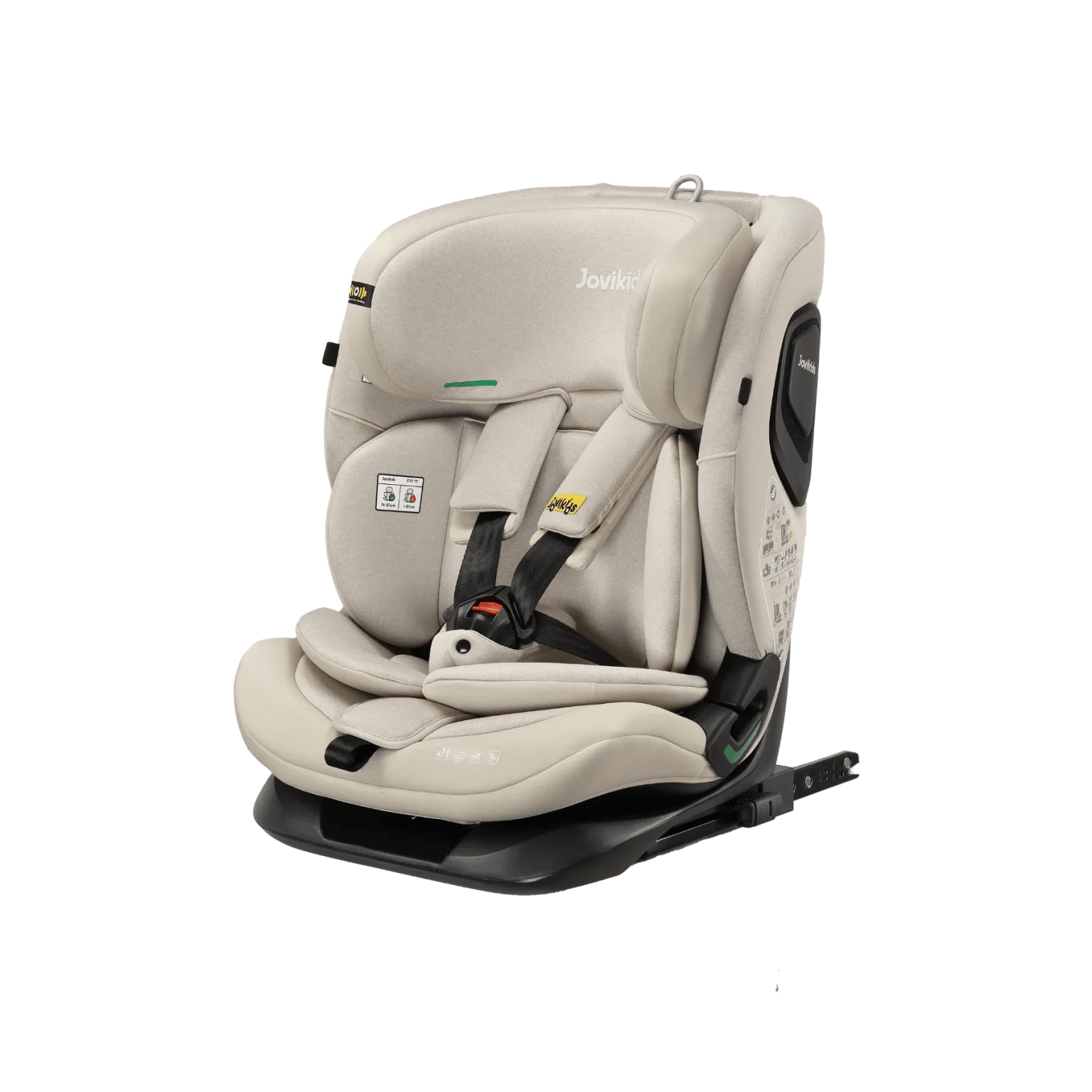 Ghế trẻ em ô tô Jovikids Cici TT Plus đời mới, tiêu chuẩn I-Size cho bé cao 76-150cm