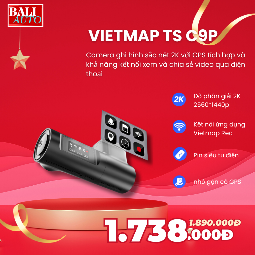 Camera hành trình VIETMAP TS-C9P
