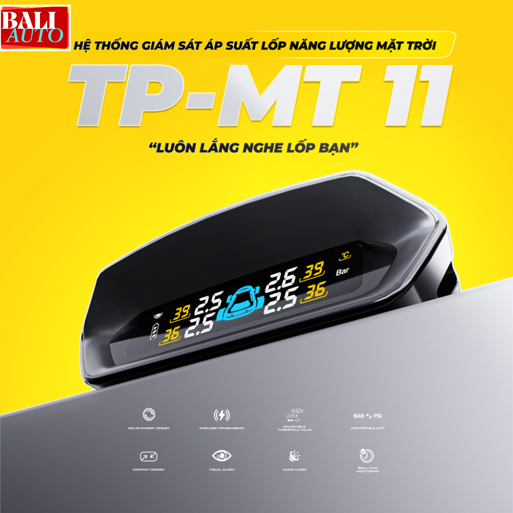 Cảm biến áp suất lốp năng lượng mặt trời van trong TP-MT 11 - công nghệ tiên tiến, thiết kế hiện đại