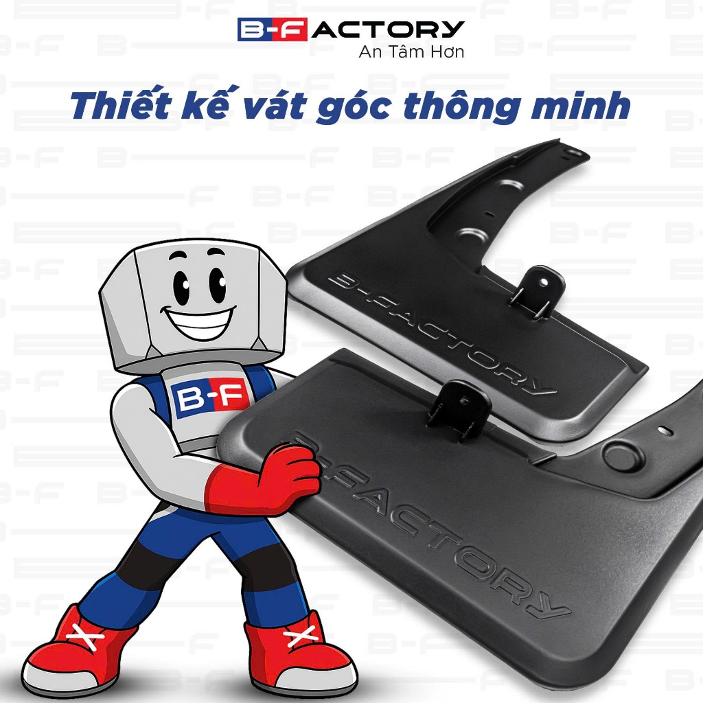 Dè chắn bùn cho xe Vinfast VF6 B-Factory - Có Video Hướng Dẫn Lắp Đặt Chi Tiết, Bảo hành 1 đổi 1