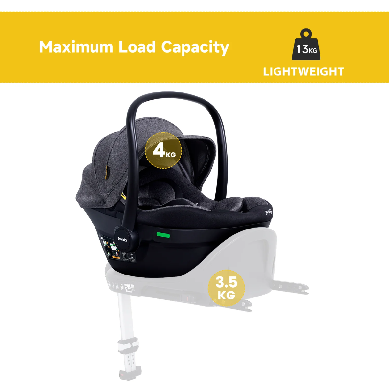 Ghế nôi an toàn trên xe ô tô JoviKids ARIA - (Màu đen)