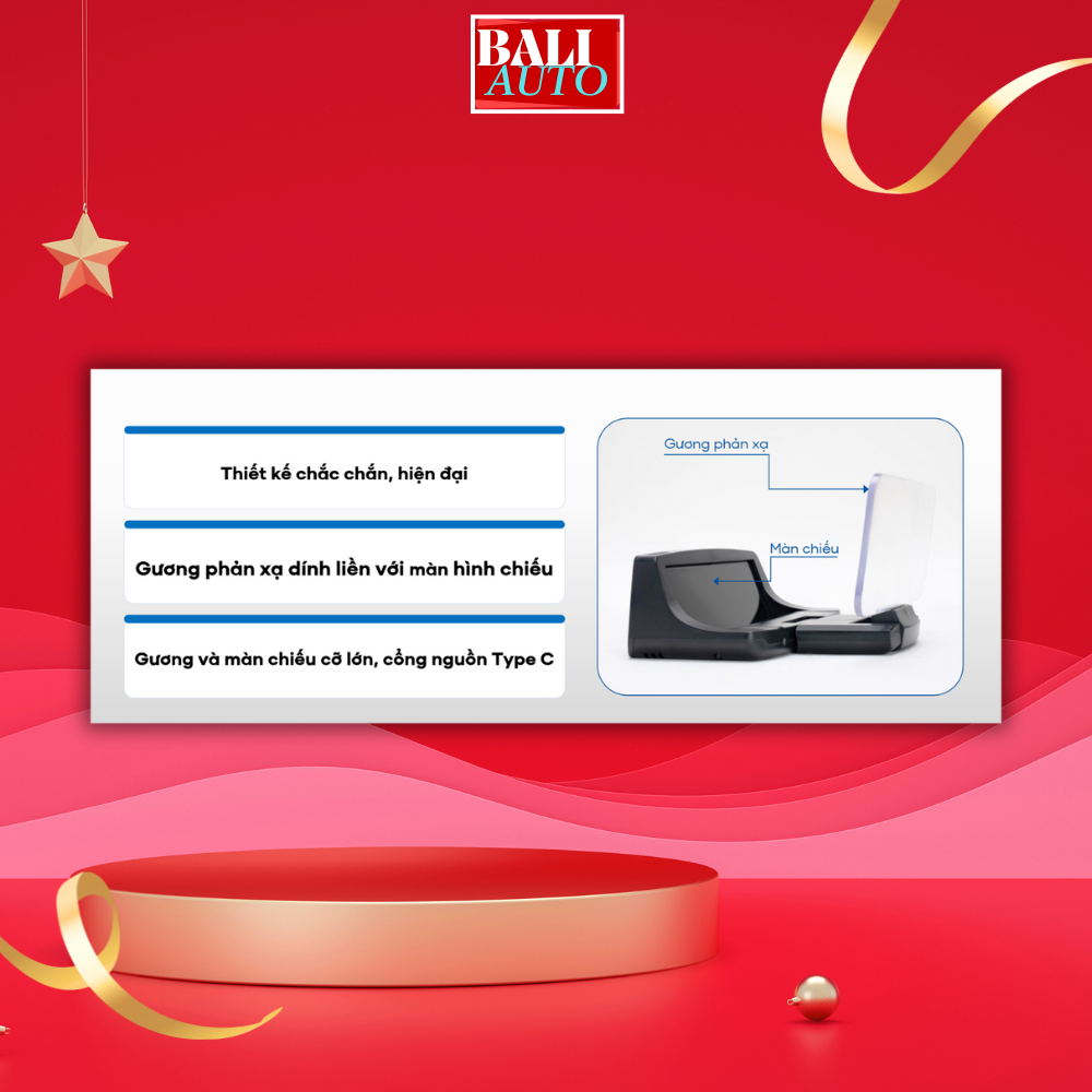 HUD Vietmap H50 - màn hình HUD thông minh,hiển thj tốc độ giới hạn,cảnh báo giao thông