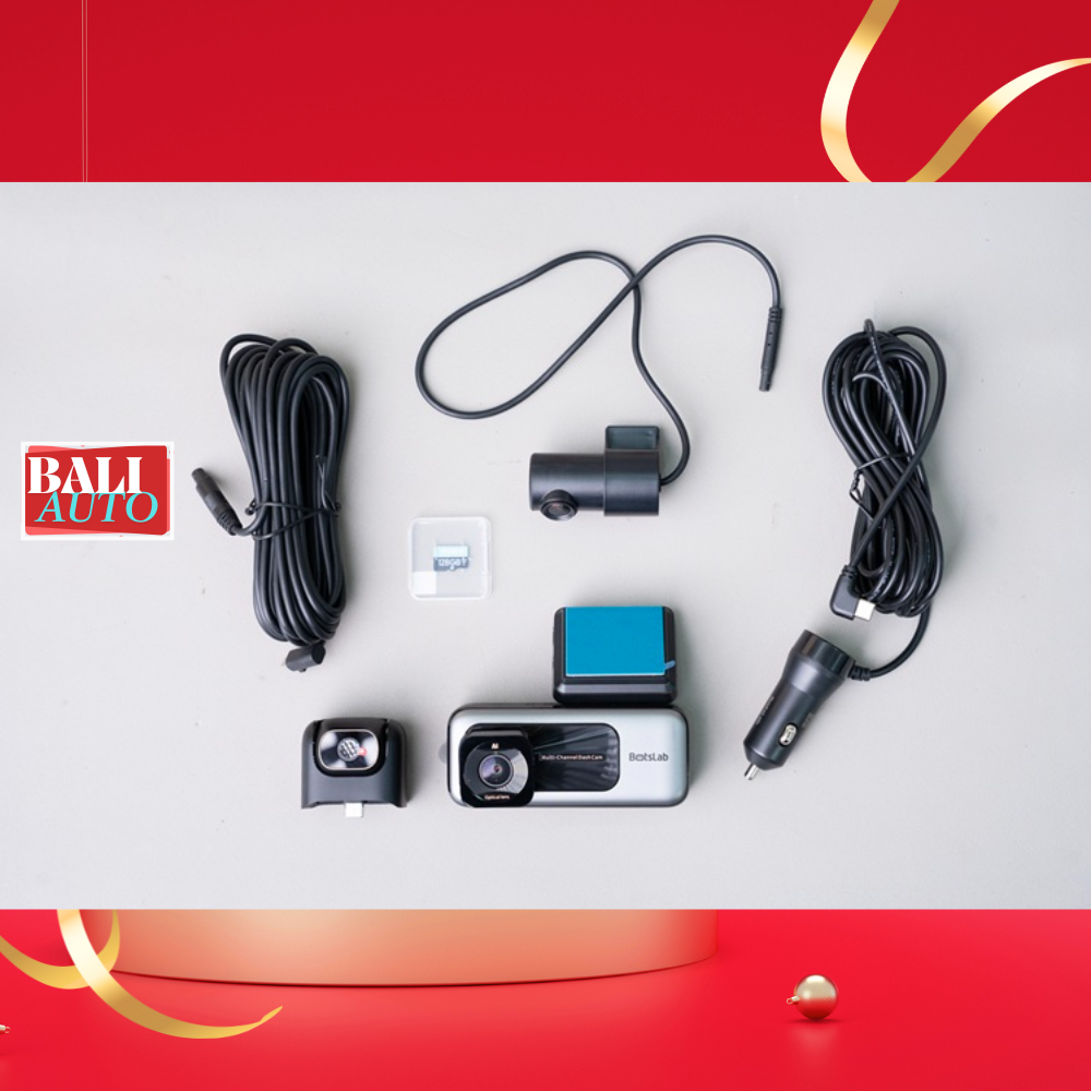 Camera hành trình BOTSLAB G980H 3 kênh - Kênh trước 4K, Kênh trong hỗ trợ hồng ngoại