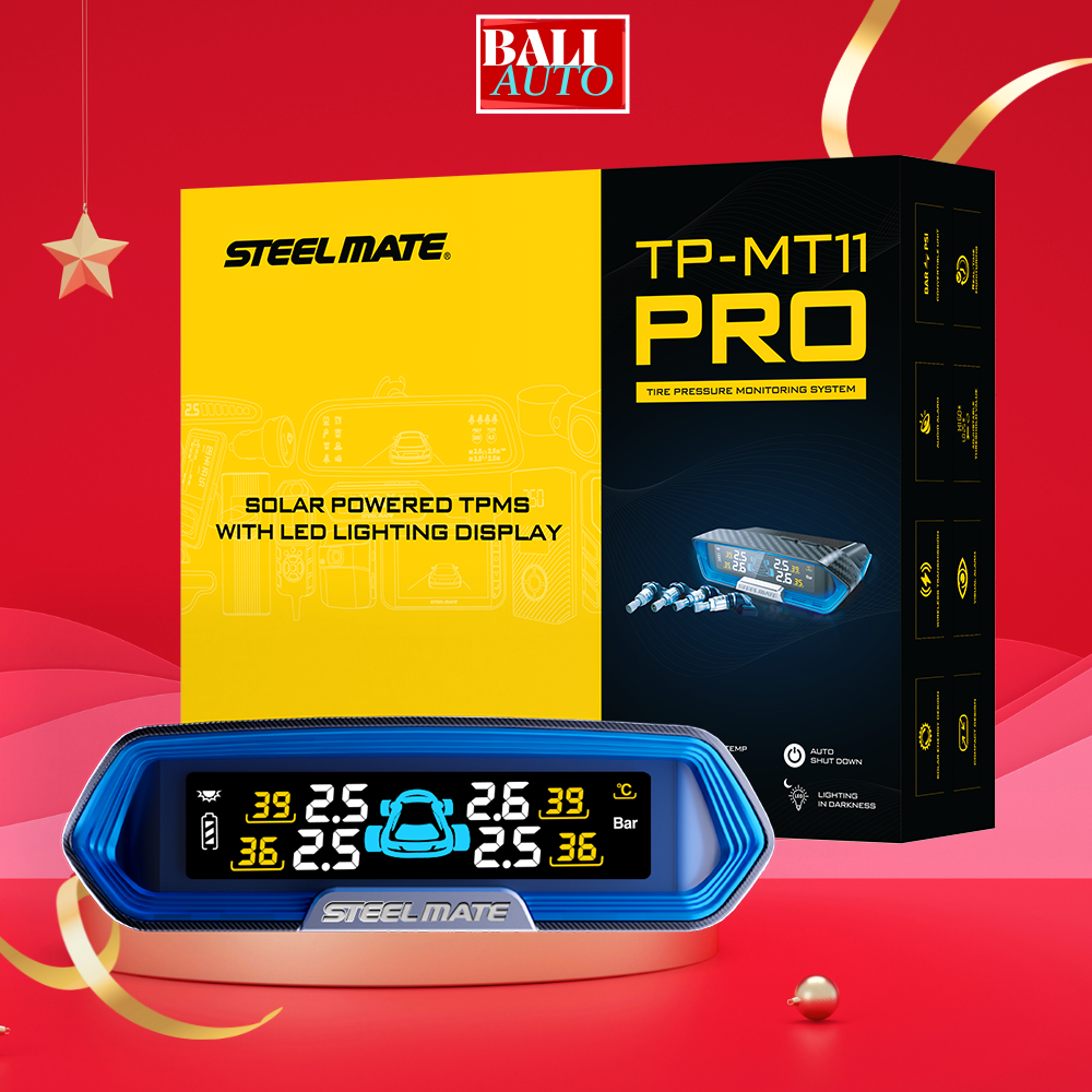 Hệ thống giám sát áp suất lốp năng lượng mặt trời tín hiệu giọng nói TP-MT 11 PRO thế hệ mới