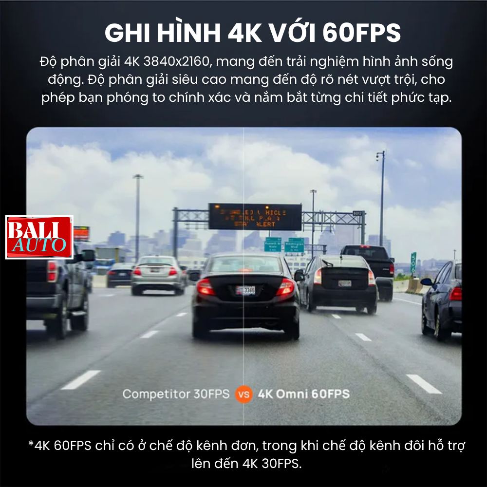 Camera hành trình 70Mai 4K omni 360° X800
