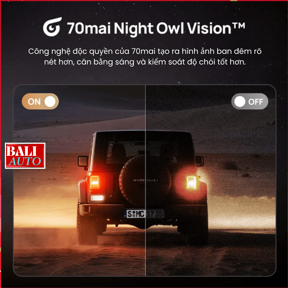 Camera hành trình 70mai 4K T800 3 kênh với chế độ 4K kép, cảm biến STARVIS 2 IMX678