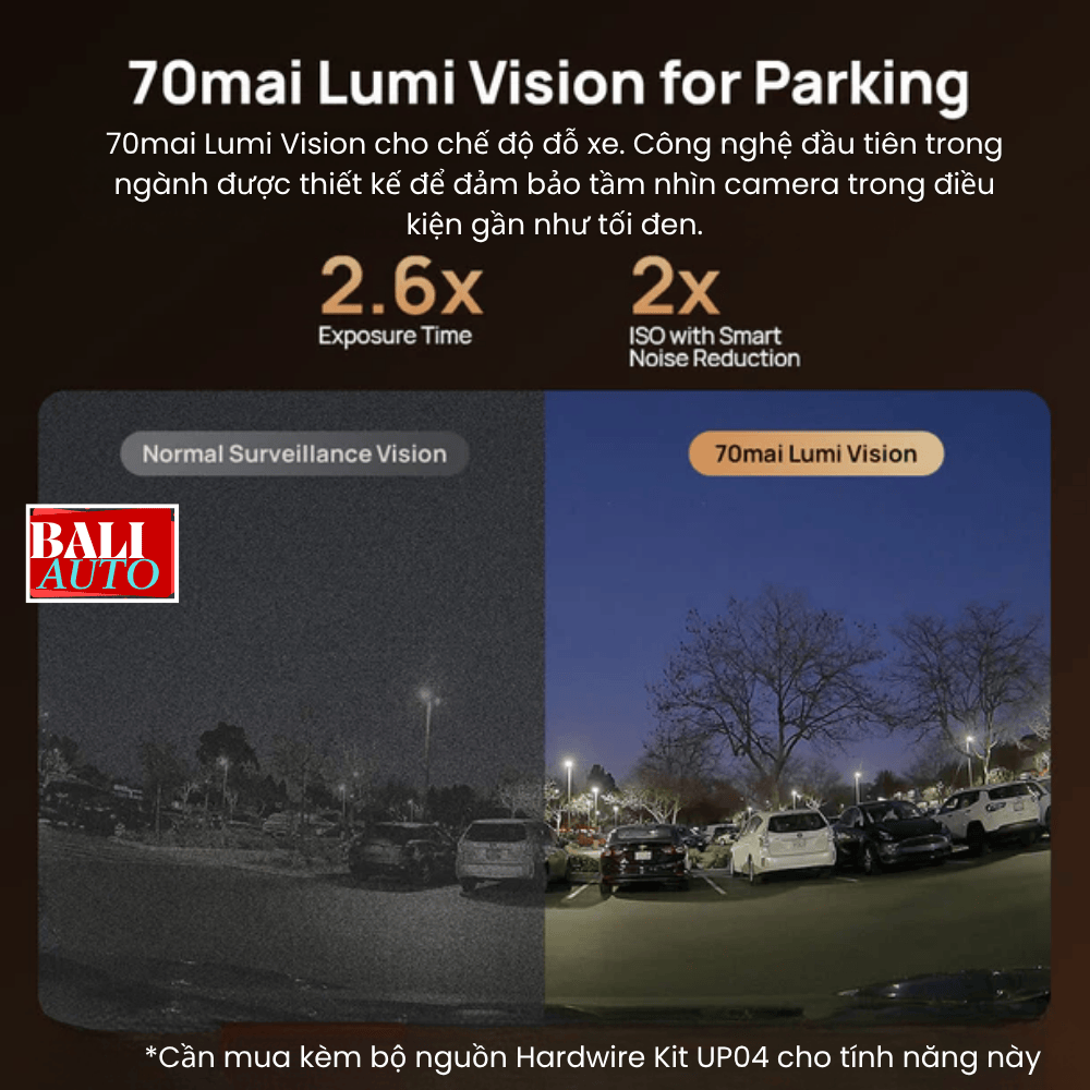 Camera hành trình 70mai 4K T800 3 kênh với chế độ 4K kép, cảm biến STARVIS 2 IMX678