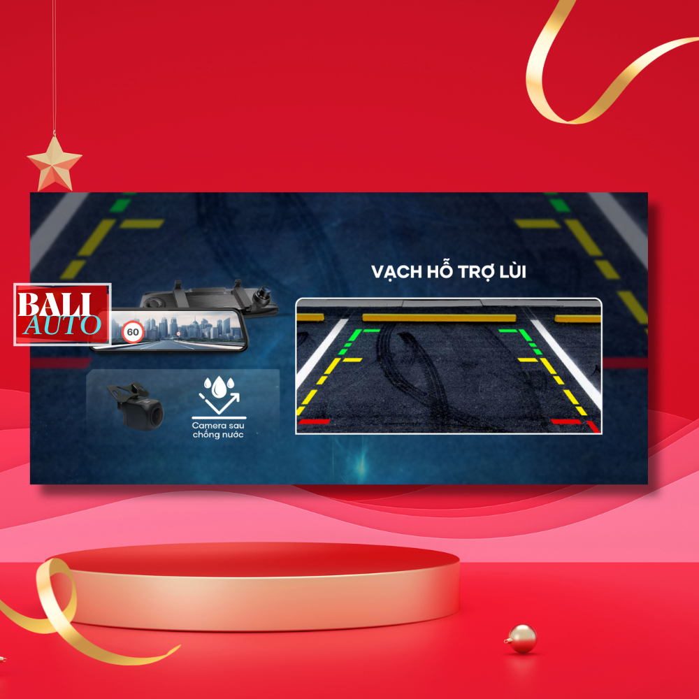 Camera hành trình gương VIETMAP R440