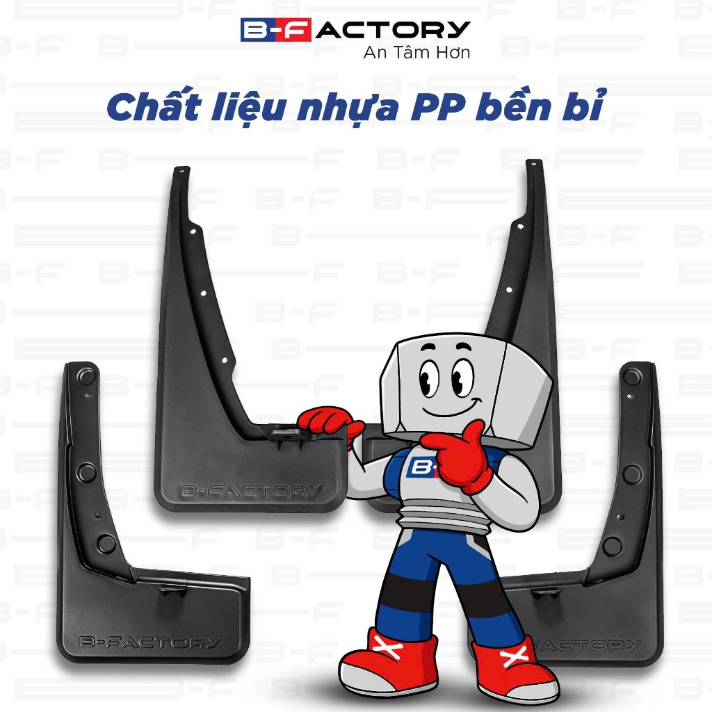Dè chắn bùn cho xe Vinfast VF6 B-Factory - Có Video Hướng Dẫn Lắp Đặt Chi Tiết, Bảo hành 1 đổi 1