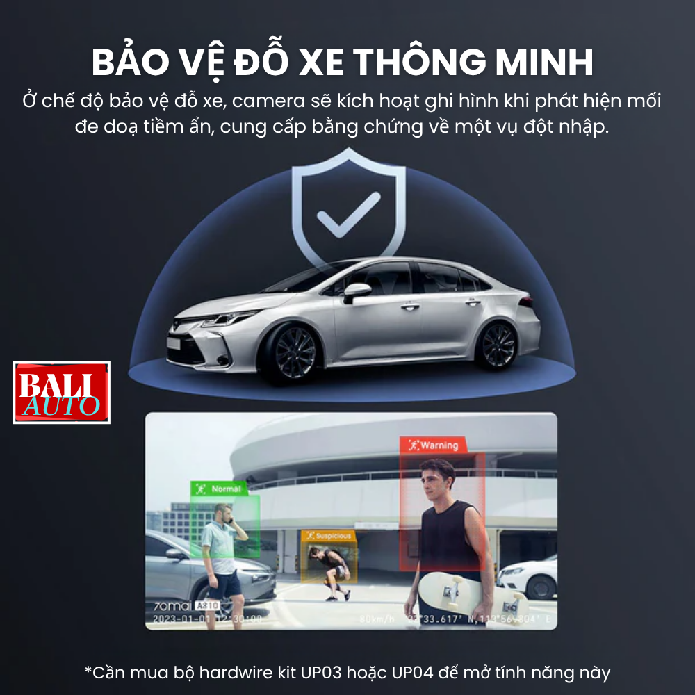 Camera hành trình 70Mai 4K omni 360° X800