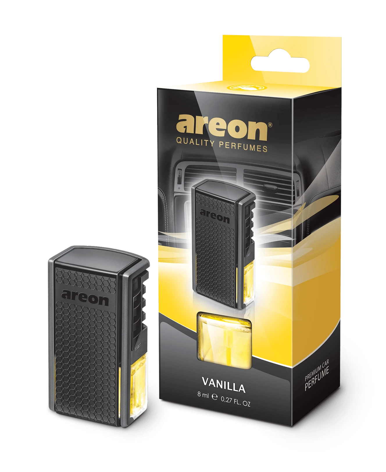 Nước hoa kẹp cửa gió điều hòa Areon - Hương Vanilla