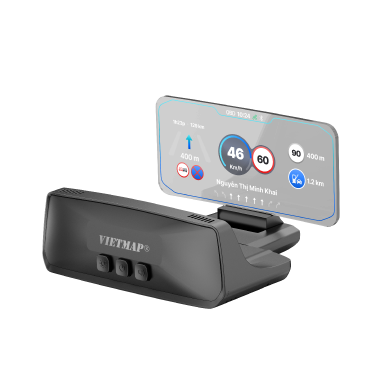 HUD Vietmap H50 - màn hình HUD thông minh,hiển thj tốc độ giới hạn,cảnh báo giao thông