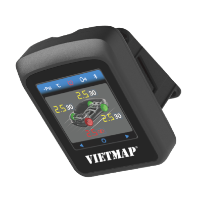 Bộ cảm biến áp suất lốp Vietmap TW50 Hiển thị áp suất lốp, tốc độ giới hạn, cảnh báo giọng nói