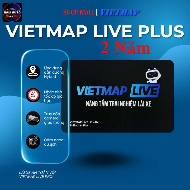 Phần mềm dẫn đường VIETMAP LIVE Plus