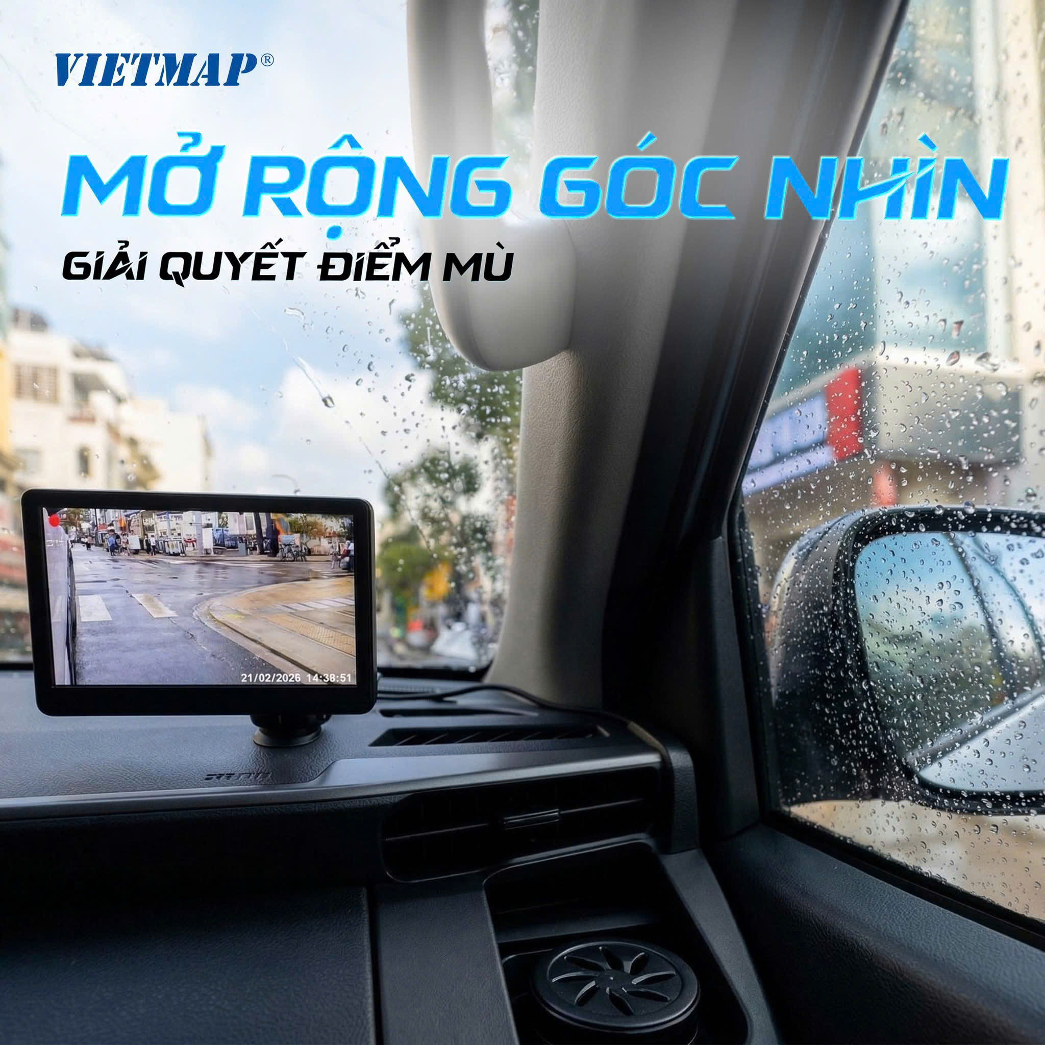 VIETMAP SC620 Bộ camera gương điện tử quan sát hai bên