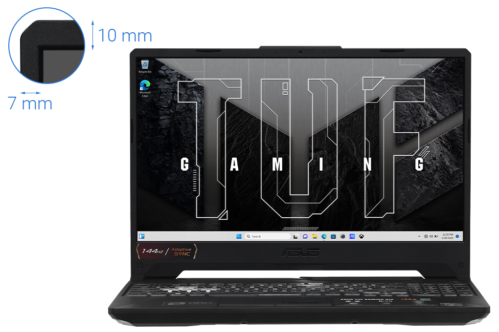 Asus TUF Gaming A15 FA506NF HN005W R5 7535HS/8GB/512GB/15"6FHD 144Hz/RTX 2050 4GB