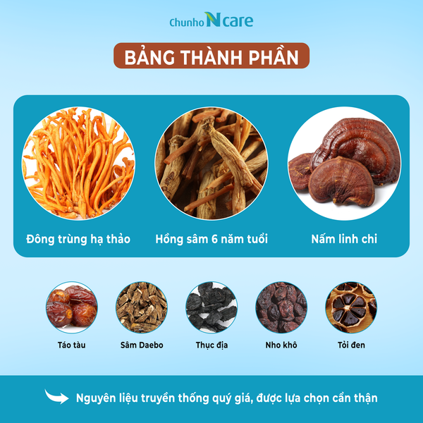 Hồng sâm Đông trùng hạ thảo