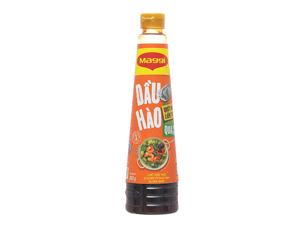 DẦU HÀO MAGGI 350G CHAI NHỰA DỄ BẢO QUẢN VÀ SỬ DỤNG