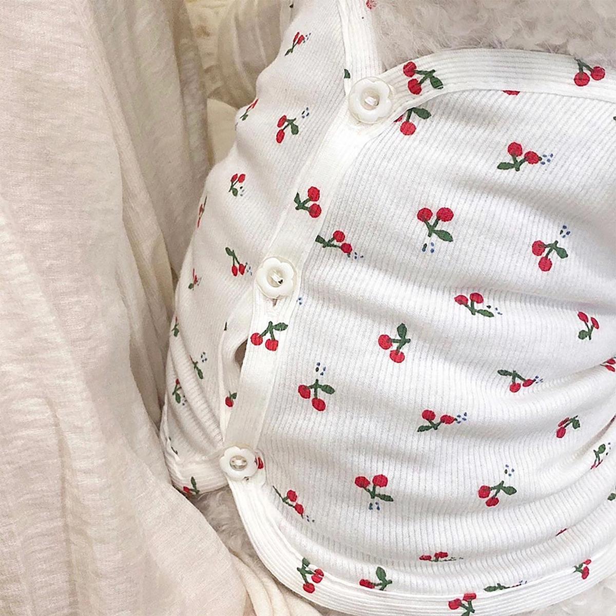 Áo cho mèo dễ thương hình cherry thoáng khí chất liệu đẹp