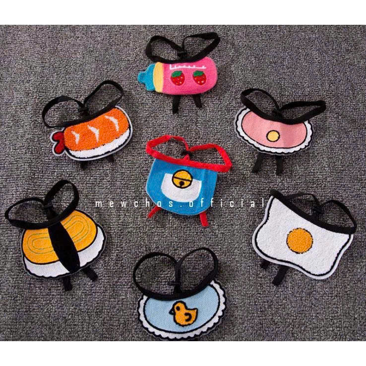 Nơ, yếm nhiều mẫu cho mèo