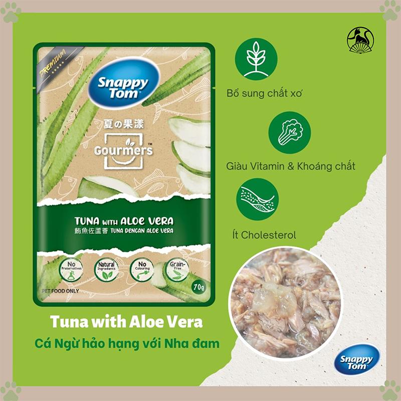 Pate mèo Snappy Tom trái cây 70g đủ vị hàng nhập khẩu chính hãng