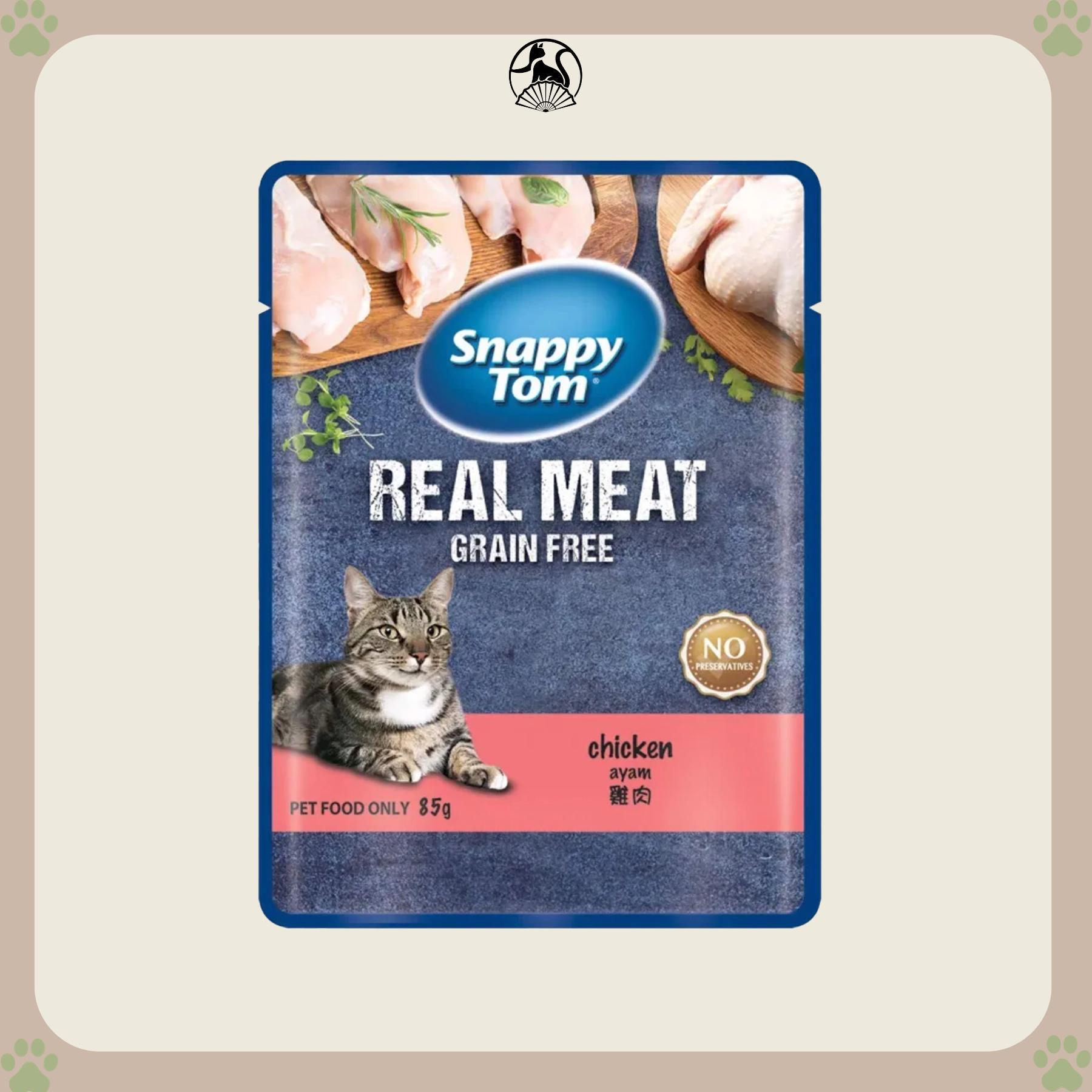 Snappy Tom Pate Mèo Trưởng Thành làm từ thịt thật gói 85g nhập khẩu chính hãng