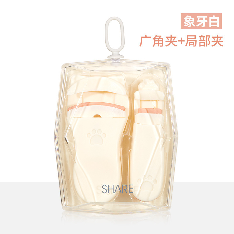 Bộ kẹp uốn mi 2 chiếc hoạ tiết hình chân mèo