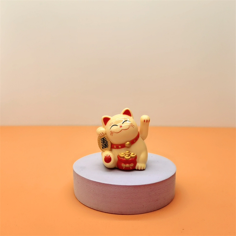 Tượng mèo thần tài vẫy tay sz bé chạy NLMT