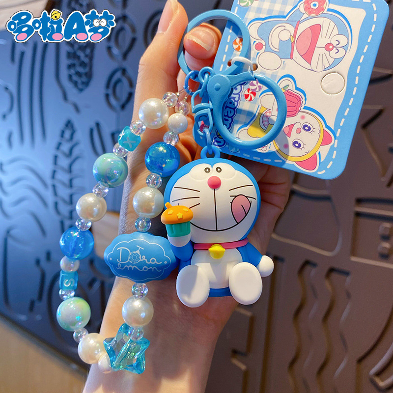Móc khóa hình Doraemon và Doraemi