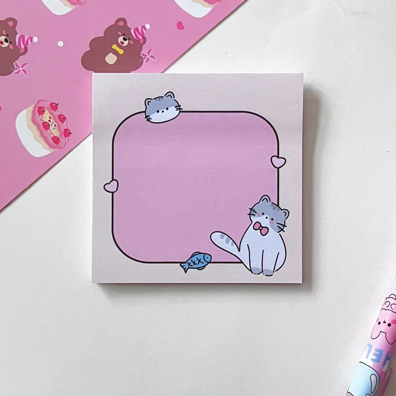 Giấy note mèo bicolor đáng yêu