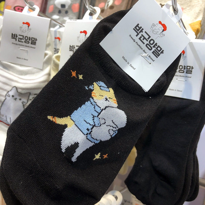 Tất Mumu cổ thấp hình mèo