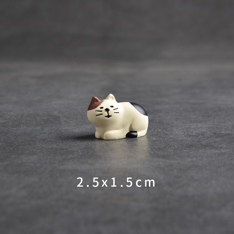 Tượng mèo Zakka phong cách Nhật Bản size bé
