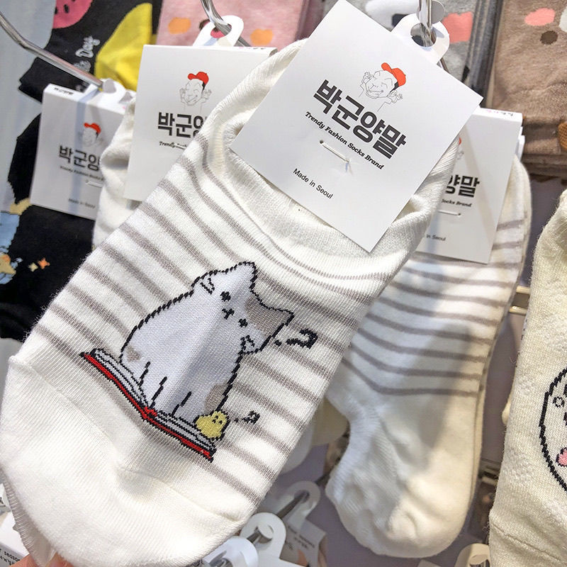 Tất Mumu cổ thấp hình mèo