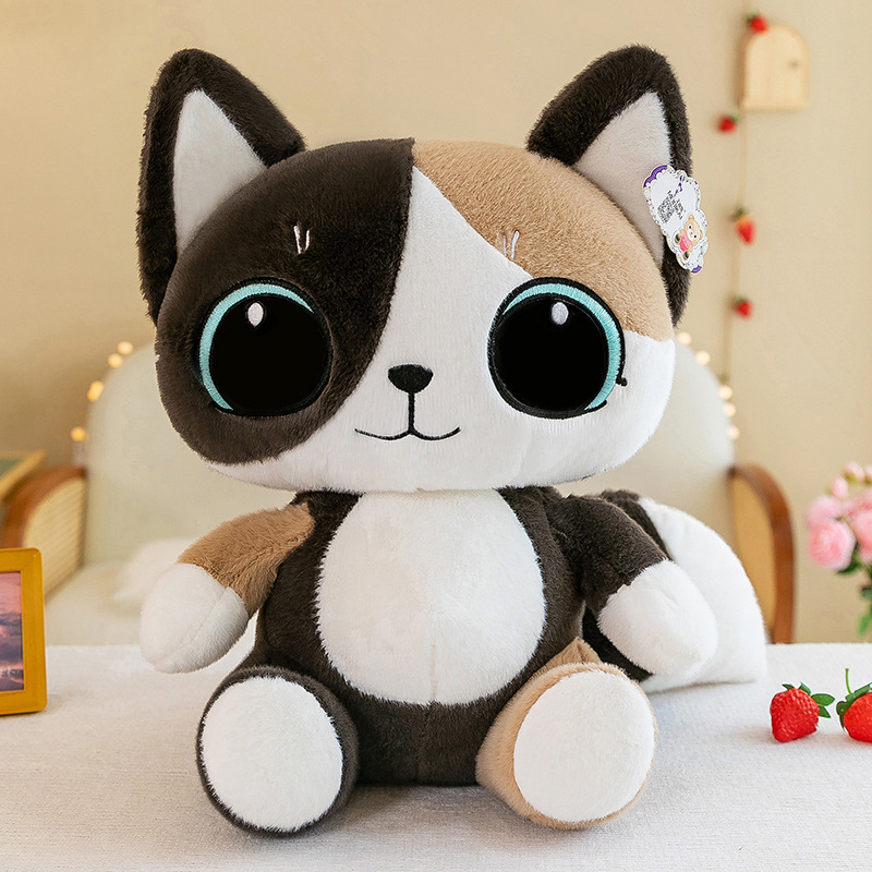 Mèo bông xám đen size 30cm