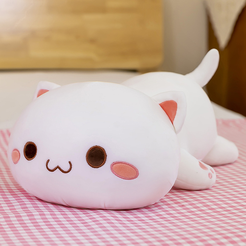 Mèo bông xám trắng size 35cm