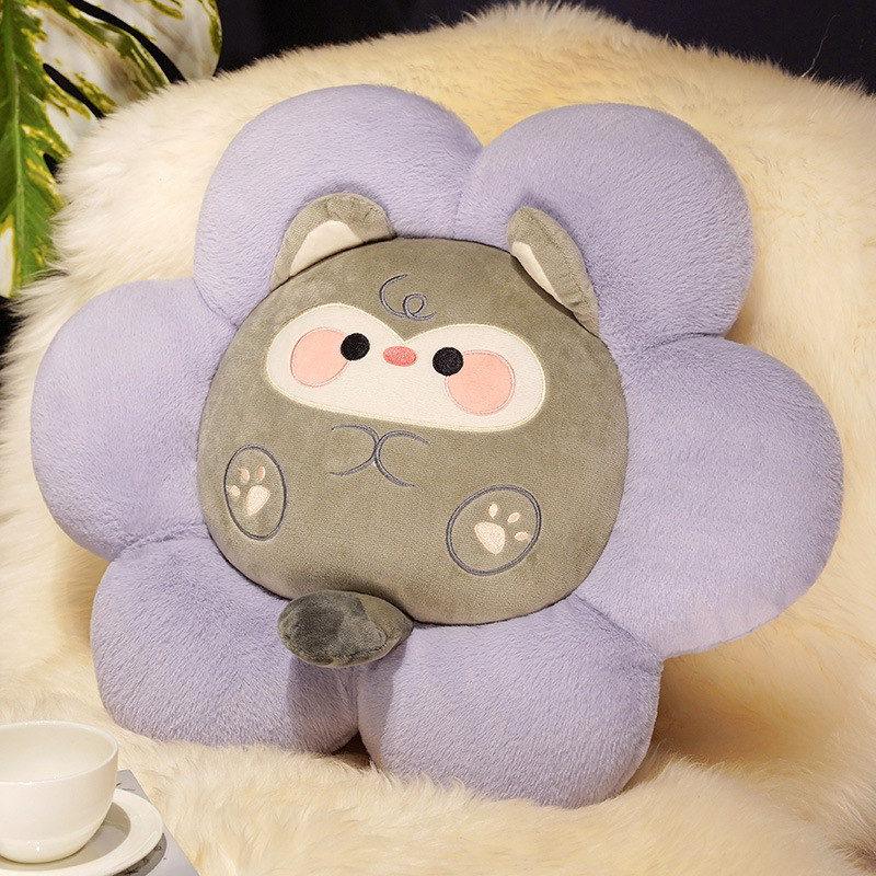 Mèo bông hình bông hoa 50cm
