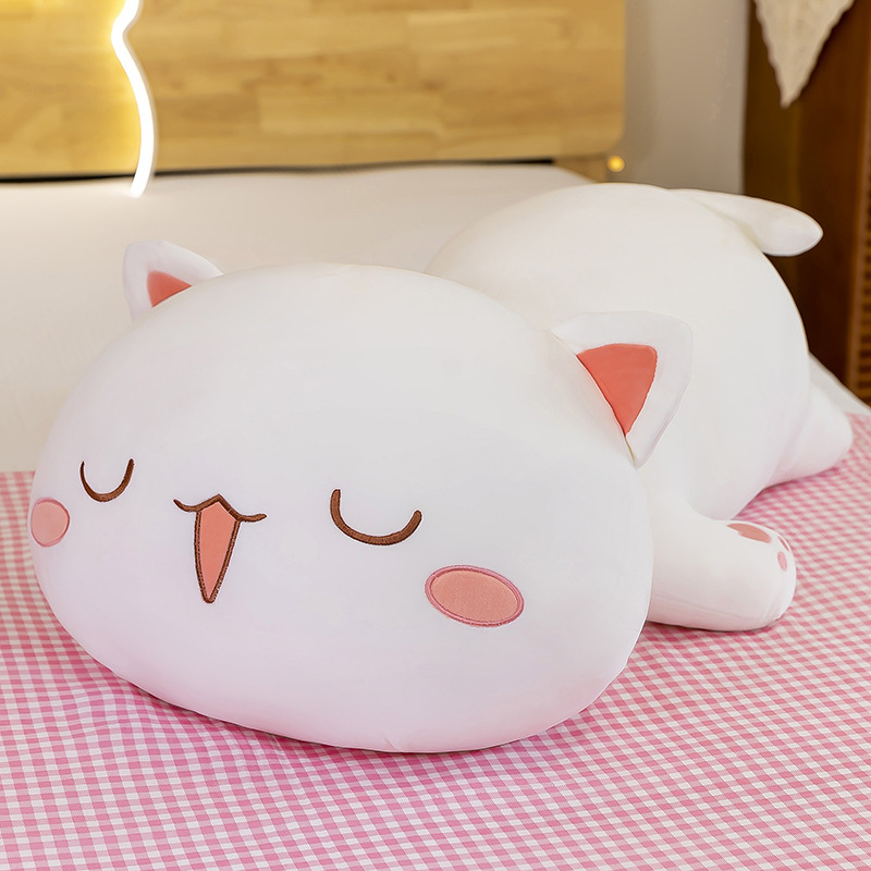 Mèo bông xám trắng size 35cm
