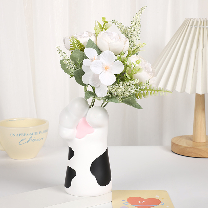 Ống cắm bút hình chân mèo 8*8*15cm