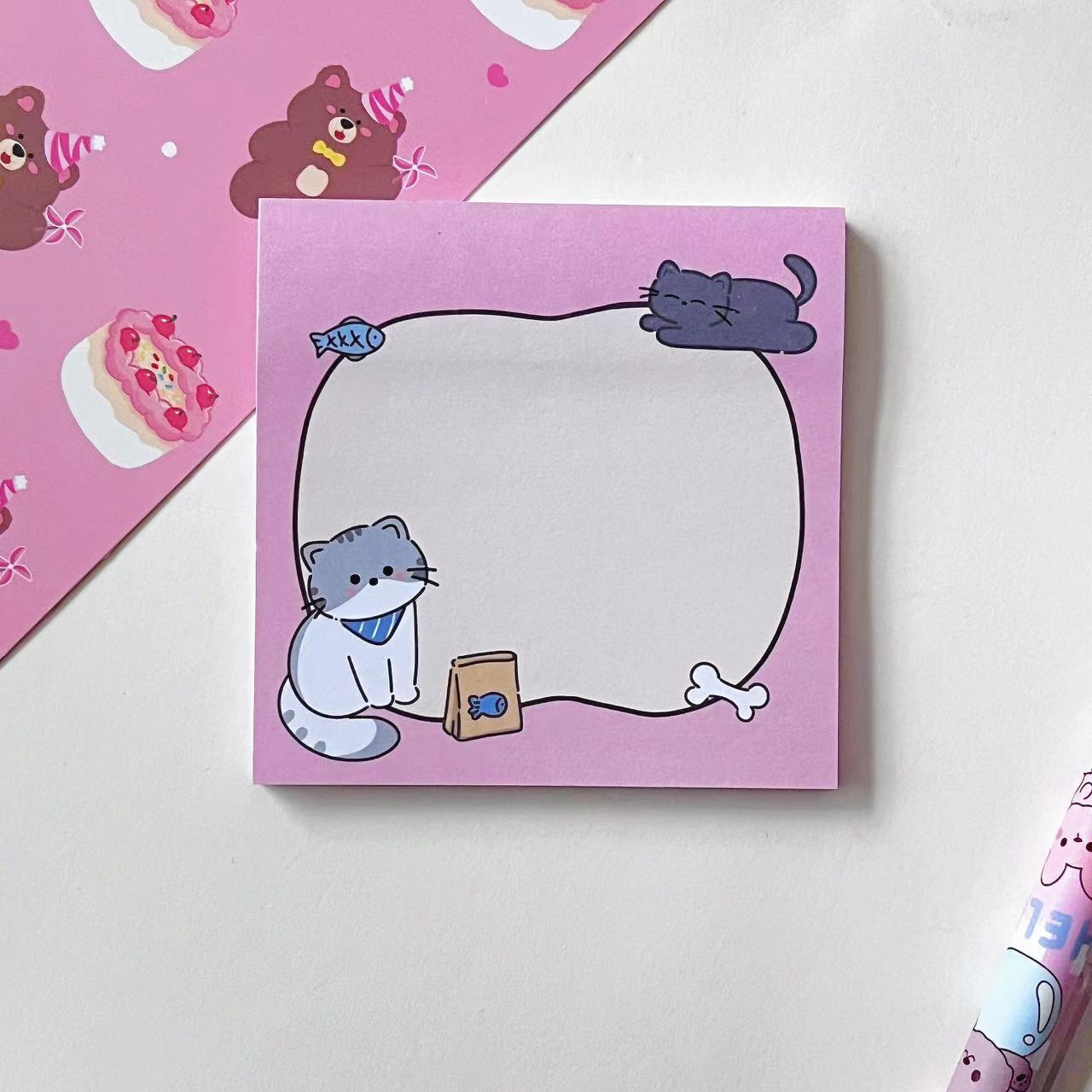 Giấy note mèo bicolor đáng yêu