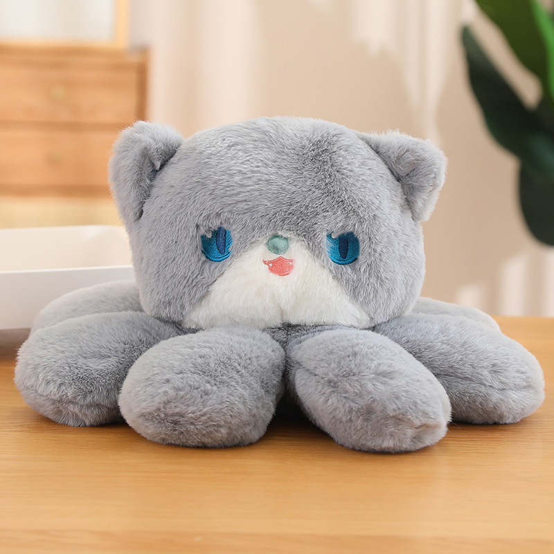 Mèo bông bạch tuộc size 35cm